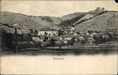 Ak Durbach in Baden, Panorama