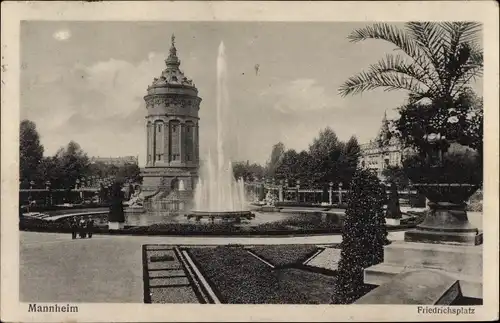 Ak Mannheim in Baden, Friedrichsplatz