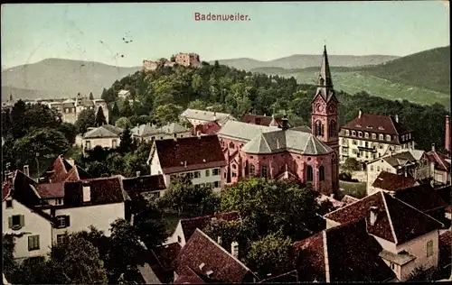 Ak Badenweiler im Schwarzwald, Teilansicht