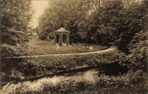 Ak Weimar in Thüringen, Tempel im Park zu Tiefurt