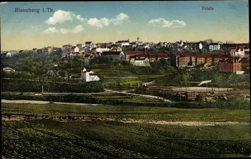 Ak Eisenberg in Thüringen, Totalansicht