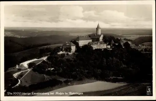 Ak Seitenroda in Thüringen, Leuchtenburg bei Kahla, Panorama