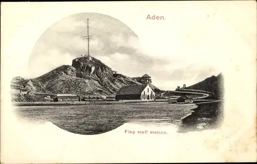 Ak Aden Jemen, Flag staff station