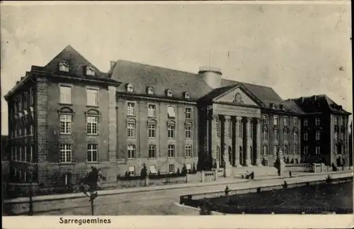 Ak Sarreguemines Saargemünd Lothringen Moselle, Justizpalast