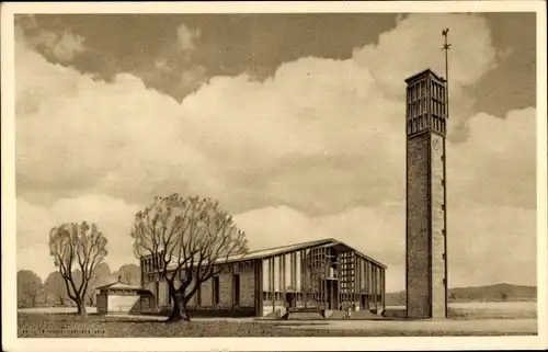 Ak Basse Yutz Niederjeutz Jeutz Lothringen Moselle, Kirche