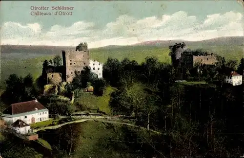 Ak Ottrott Elsass Bas Rhin, Burg Rathsamhausen