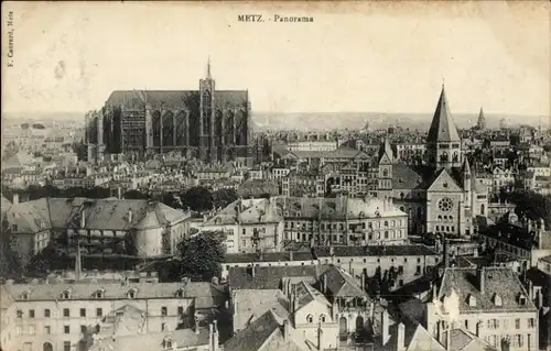 Ak Metz Moselle, Panorama