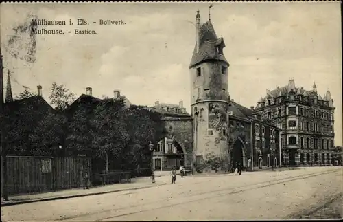 Ak Mulhouse Mülhausen Elsass Haut Rhin, Bollwerk