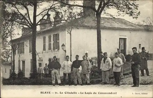 Ak Blaye Gironde, La Citadelle, Le Logis du Commandant