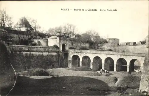 Ak Blaye Gironde, Entree de la Citadelle, Porte Nationale