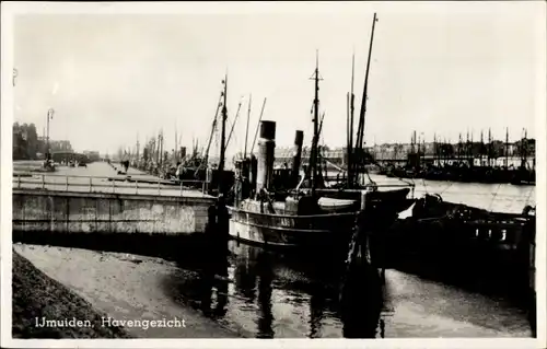 Ak IJmuiden Ymuiden Velsen Nordholland, Hafen