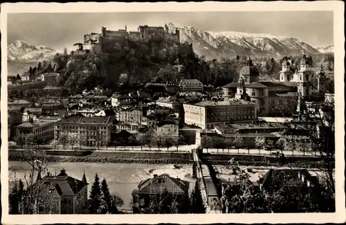 Ak Salzburg in Österreich, vom Kapuzinerberg