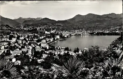 Ak Lugano Kanton Tessin Schweiz, Panorama