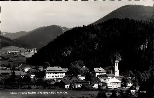 Ak Rohr im Gebirge im Burgenland, Panorama