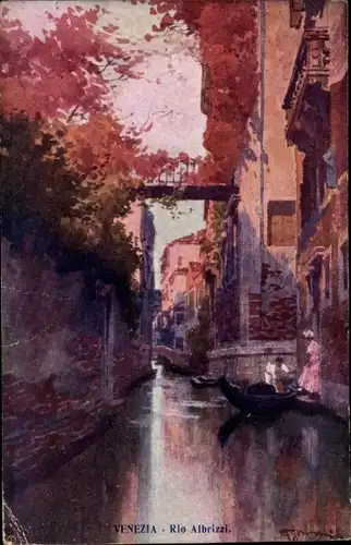 Künstler Ak Venezia Venedig Veneto, Rio Albrizzi