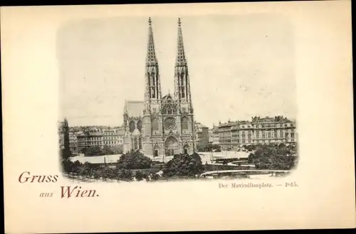 Ak Wien 1 Innere Stadt, Maximilianplatz