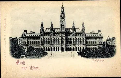 Ak Wien 1 Innere Stadt, Rathaus