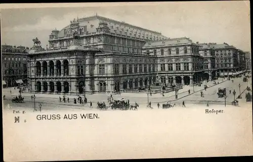 Ak Wien 1 Innere Stadt, Hofoper