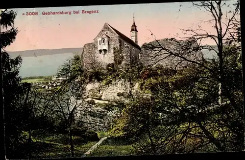 Ak Bregenz am Bodensee Vorarlberg, Gebhardsberg