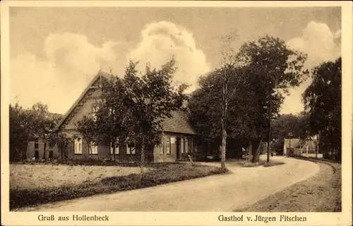 Ak Hollenbeck Harsefeld im Kreis Stade, Gasthof von Jürgen Fitschen