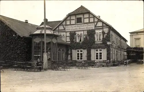 Foto Ak Bad Eilsen Niedersachsen, Hotel Rinne