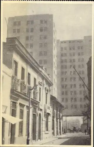 Ak Santiago de Chile, Antigua y Moderno