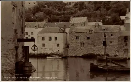 Ak Polperro Cornwall, Hafen