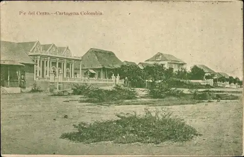 AK Cartagena Kolumbien, Pie del Cerro