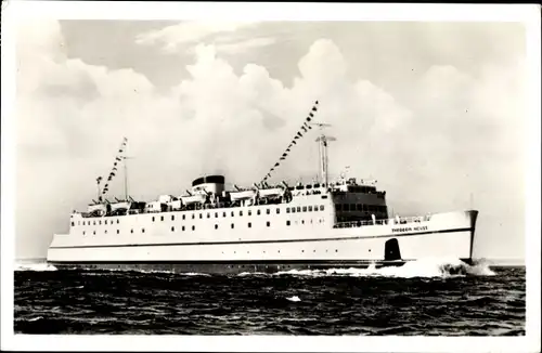 Ak Hochseefährschiff Theodor Heuss, Deutsche Bundesbahn, Ansicht Steuerbord