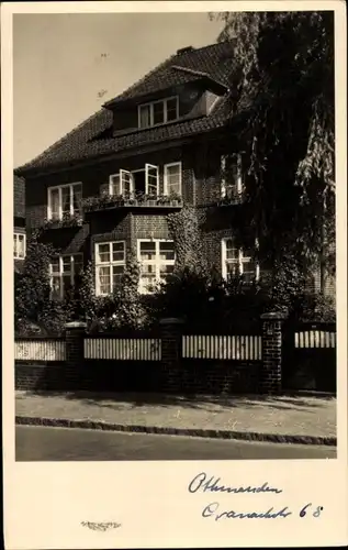 Foto Ak Hamburg Altona Groß Flottbek, Wohnhaus Cranachstraße 68, Ernst Foerster