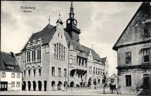 Ak Bückeburg im Kreis Schaumburg, Rathaus