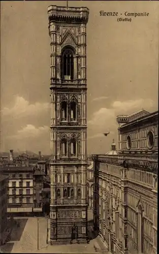 Ak Firenze Florenz Toscana, Campanile