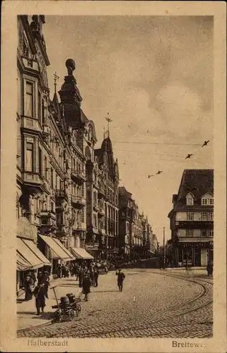 Ak Halberstadt am Harz, Breiteweg