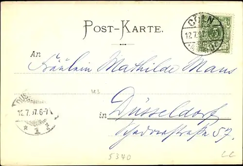 Ak Königswinter am Rhein, Drachenfels, Siebengebirge