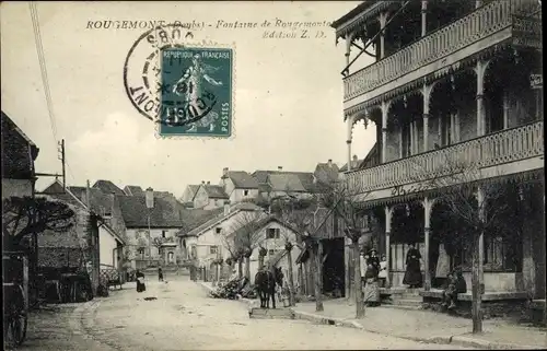 Ak Rougemont Doubs, Fontaine de Rougemontot