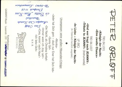 Ak Schauspieler Peter Orloff, Portrait