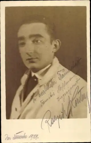 Ak Schauspieler Ralph Karsten, Portrait, Autogramm