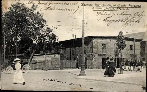 Ak Kaliningrad Königsberg Ostpreußen, Kaserne, Rekruten-Depot Ersatz-Bataillon, Landwehr