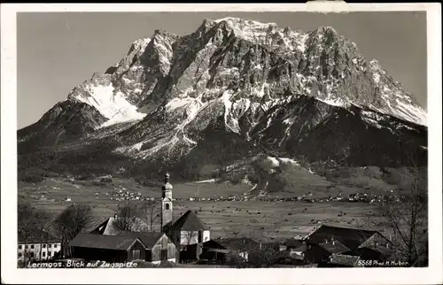 Ak Lermoos in Tirol, Zugspitze