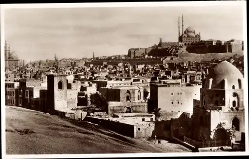 Ak Kairo Kairo Ägypten, Panorama, Zitadelle