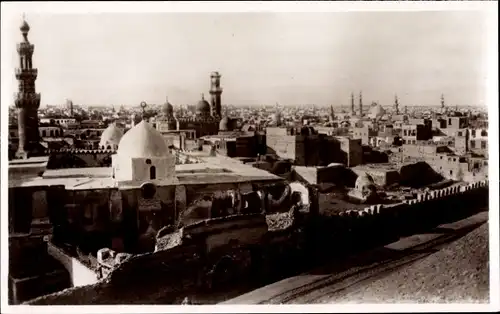 Ak Cairo Kairo Ägypten, Blaue Moschee, Panorama