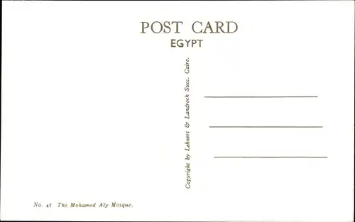 Ak Cairo Kairo Ägypten, Mohamed Aly Moschee