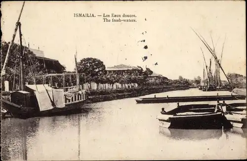 Ak Ismailia Ägypten, Süßwasser
