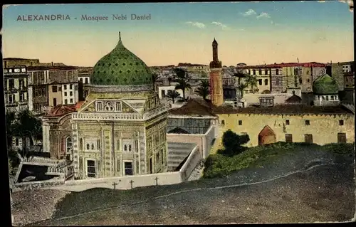 Ak Alexandria Ägypten, Moschee Nebi Daniel