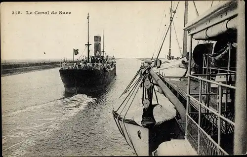 Ak Ägypten, Le Canal de Suez