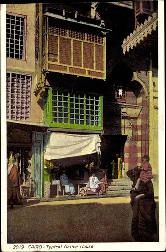 Ak Cairo Kairo Ägypten, Typical Native House
