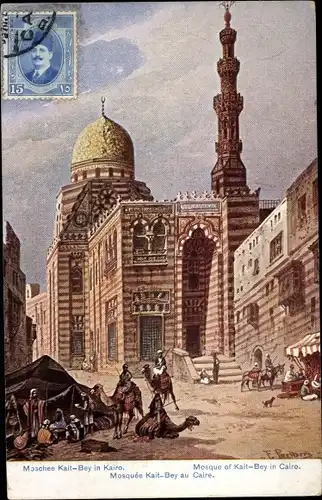 Künstler Ak Perlberg, F., Cairo Kairo Ägypten, Moschee Kait-Bey
