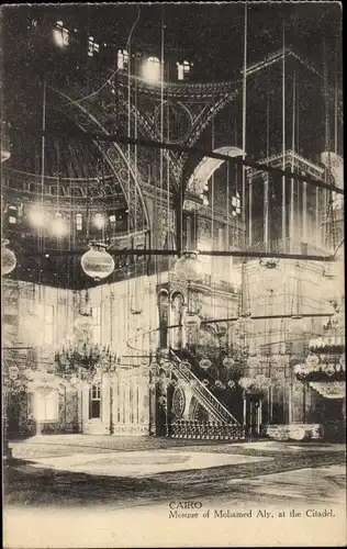 Ak Cairo Kairo Ägypten, Mosque of Mohamed Aly at the Citadel