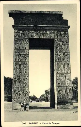 Ak Karnak Ägypten, Porte du Temple