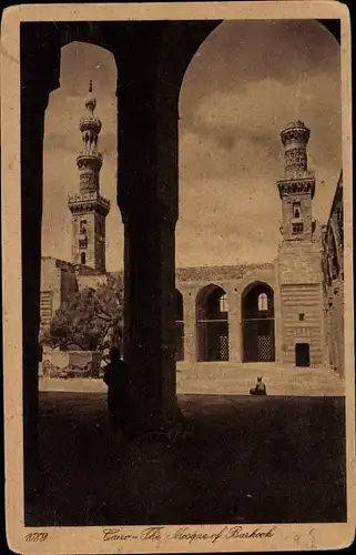 Ak Cairo Kairo Ägypten, Mosque of Barkook